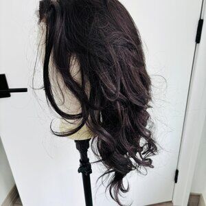 2 Wigs Sensationnel What Lace 13x6 2 DARKBROWN and ShowCoco Long Wavy Black